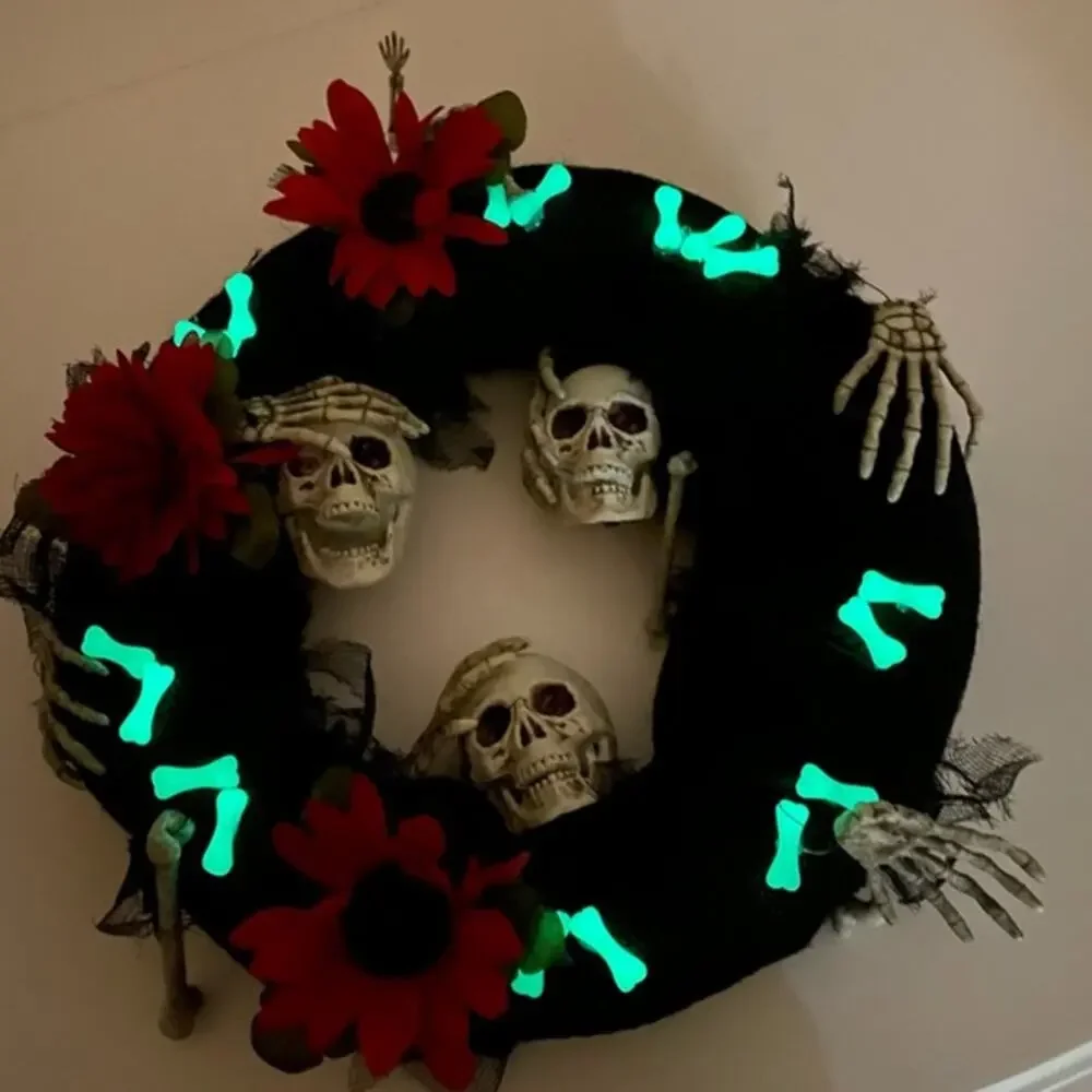 Handmade halloween wreath